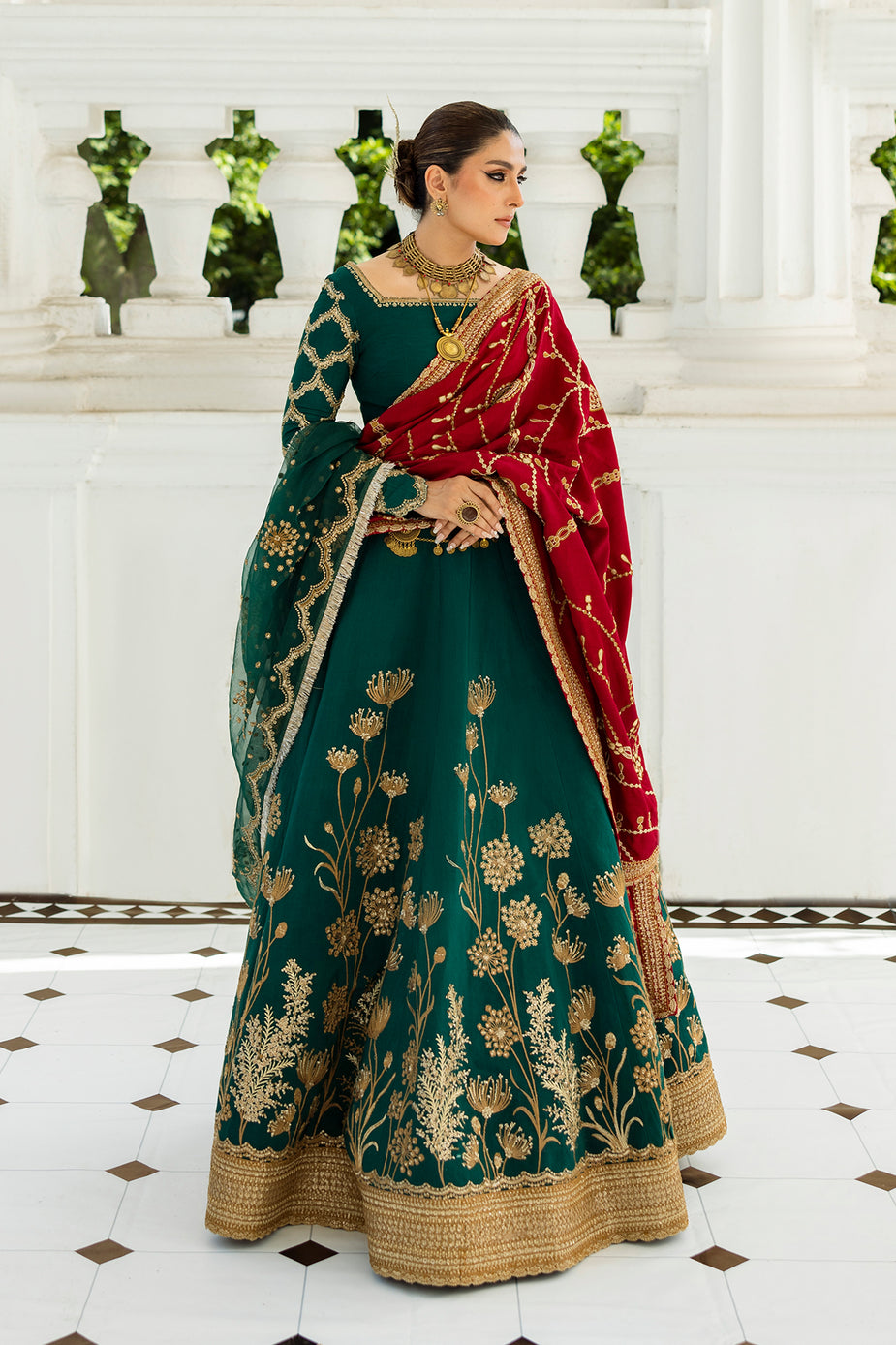 ERUM KHAN | JAHAN IV | Wedding Unstitched 2025 | Evergreen