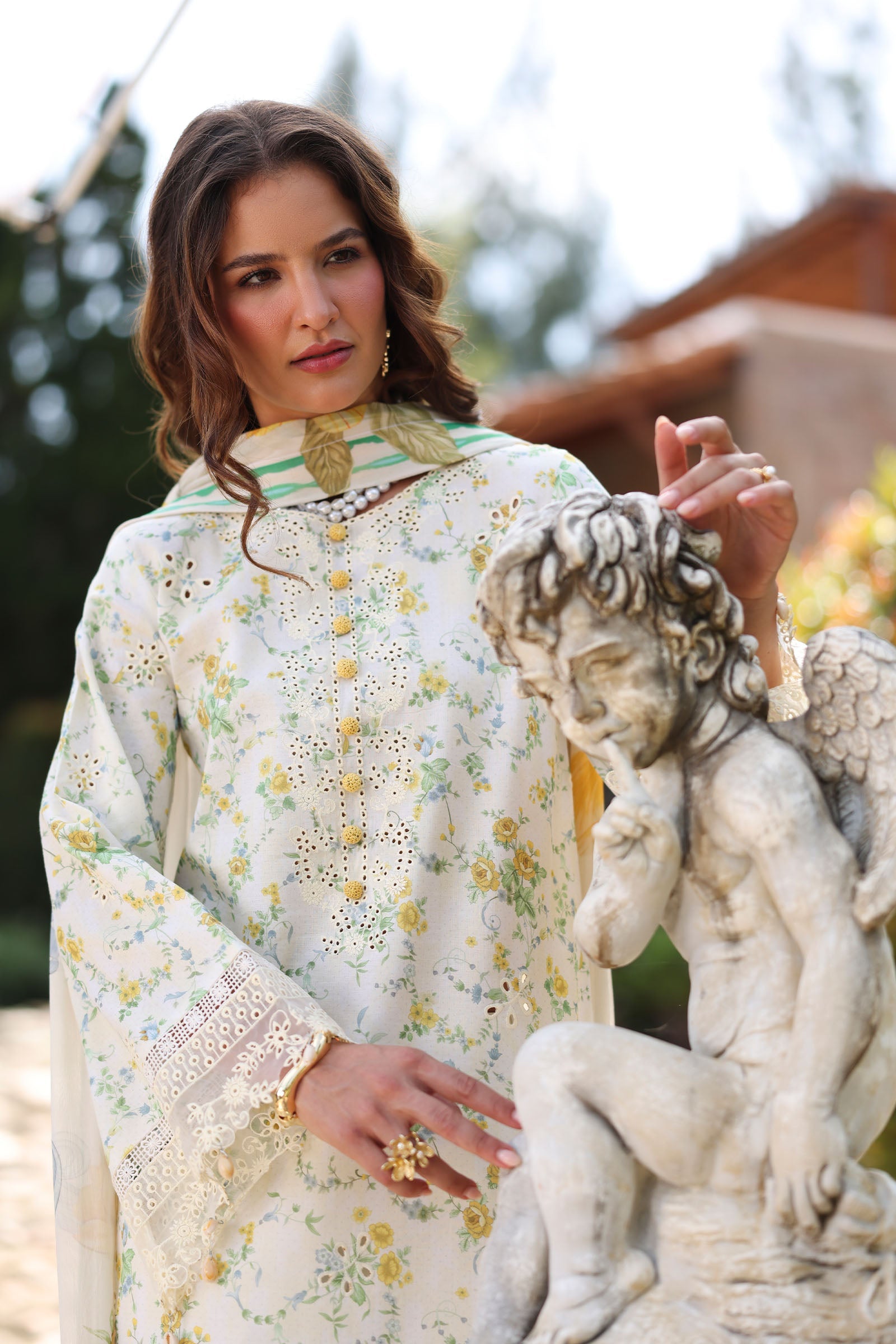 RANG RASIYA | Raaya Printkaari Lawn 2026 - Olivienne - Aarzu