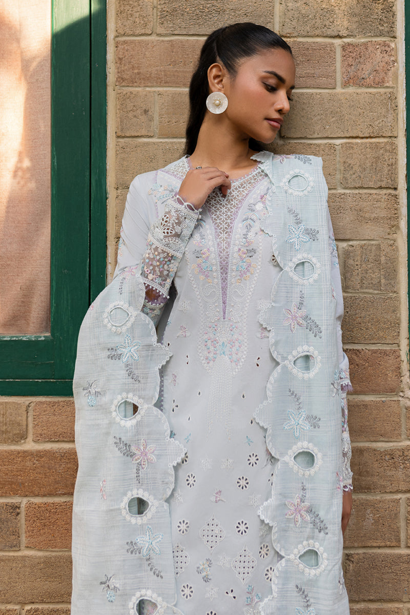 QALAMKAR : QLine Lawn 2025 - Lune-QM-16 Unstitched