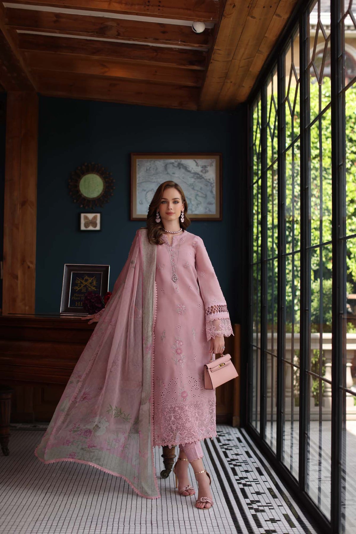 NOOR by Sadia Asad | Eid Luxury Lawn Schiffli Laserkari
