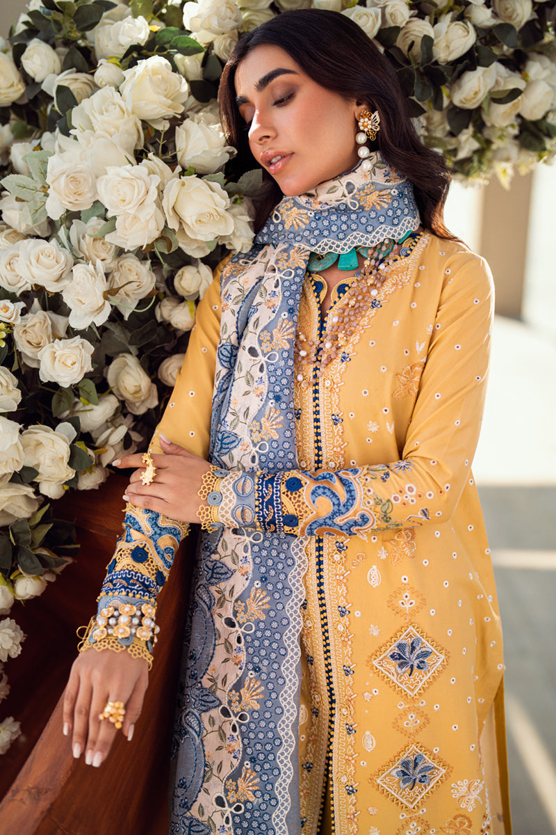 QALAMKAR | Sahil Luxury Lawn 2025 | Natalie FK-06 Unstitched