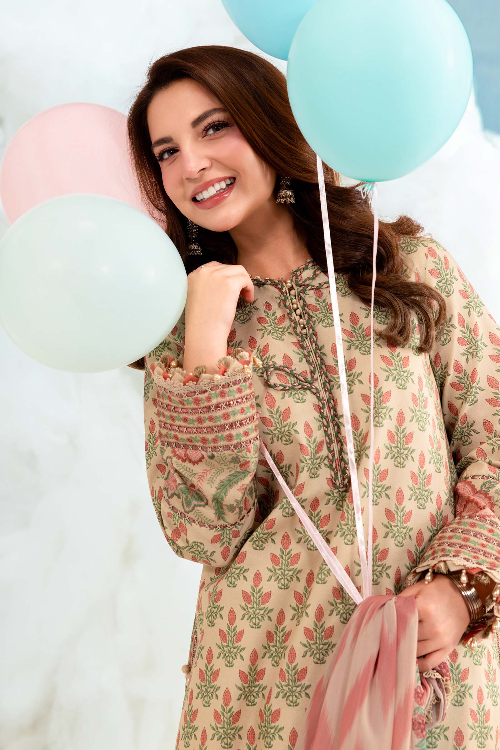 MARIA.B | M.BASICS Dreamscape Lawn Unstitched - 12A - Aarzu