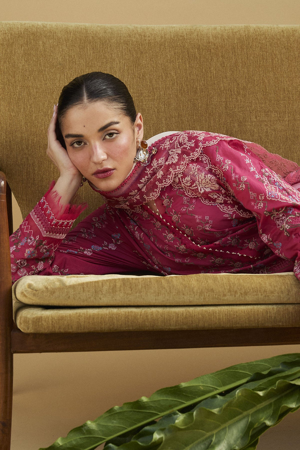ZARA SHAHJAHAN | Satori Luxury Lawn 2025 - Hikari-7A Unstitched - Aarzu