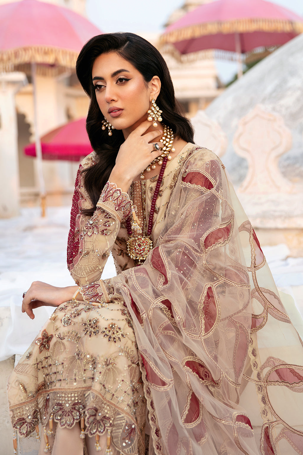 Wedding Collection | Vol.3 Unstitched H-308 | Ramsha - Aarzu