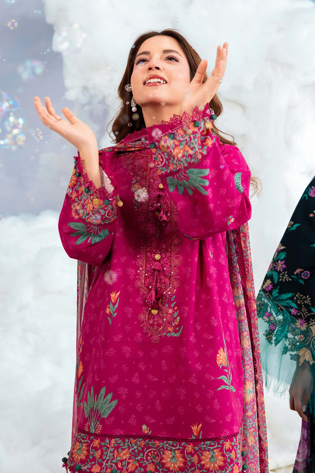 MARIA.B | M.BASICS Dreamscape Lawn Unstitched - 3B - Aarzu