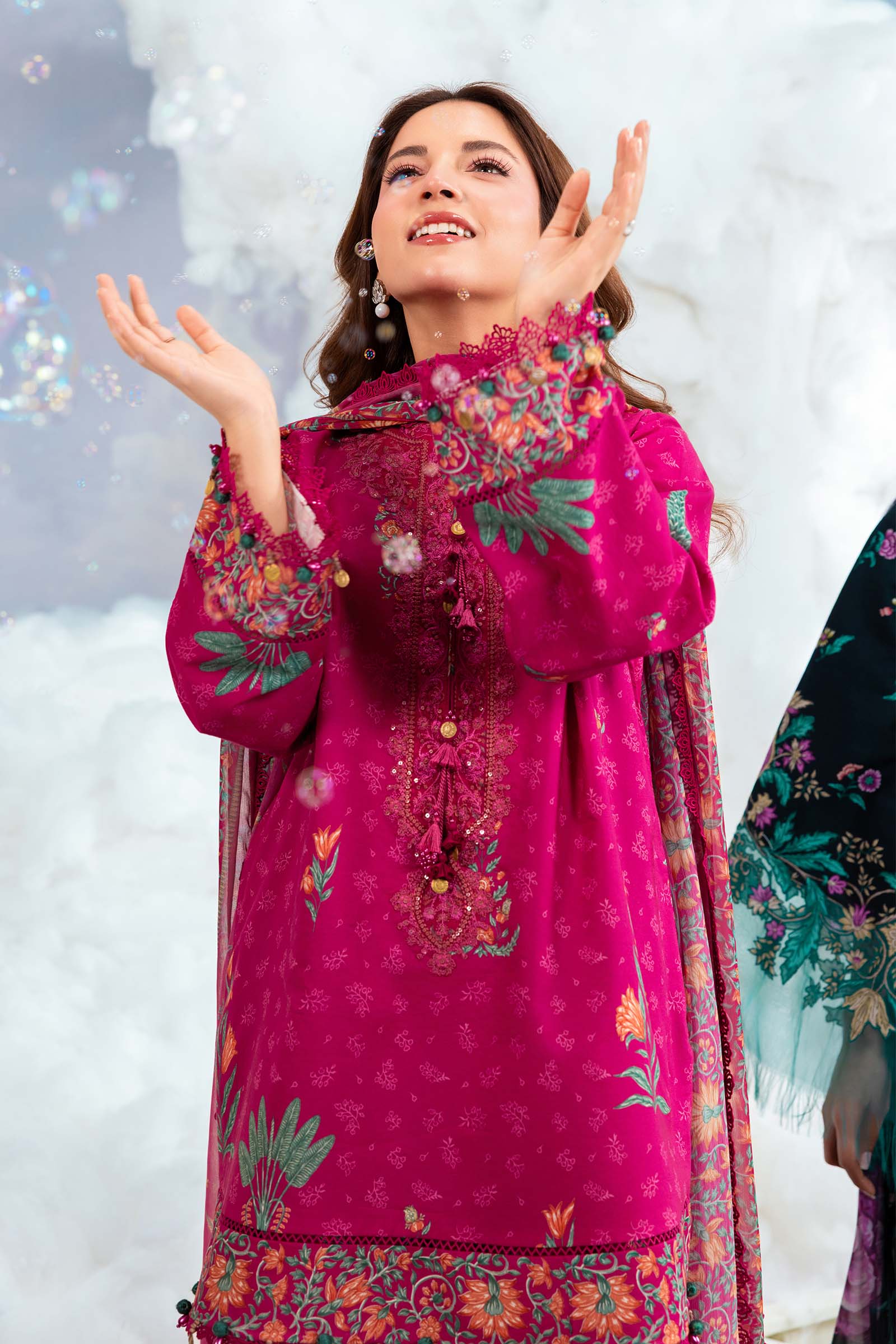 MARIA.B | M.BASICS Dreamscape Lawn Unstitched - 3B - Aarzu