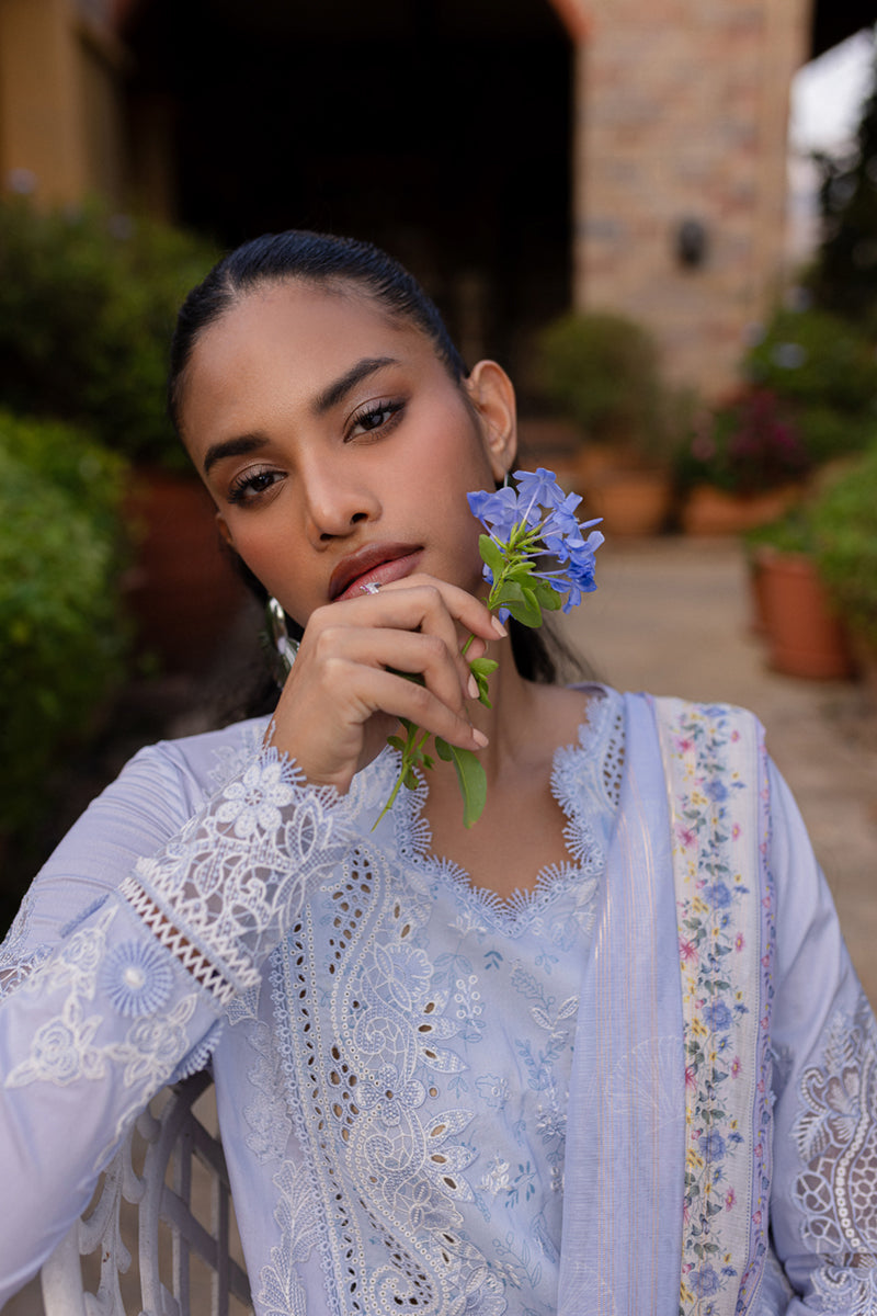 QALAMKAR : QLine Lawn 2025 - Lyla-QM-17 Unstitched