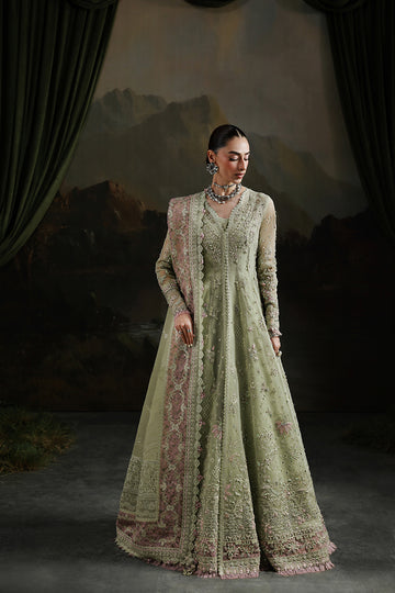 QALAMKAR | Elirah Formals 2025 Unstitched - Sage Aura