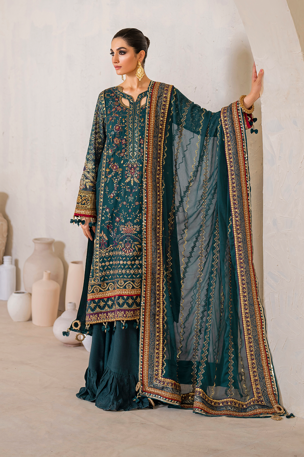 IZNIK | Chinon Chiffon '24 | CC-46 Embroidered Chiffon Unstitched