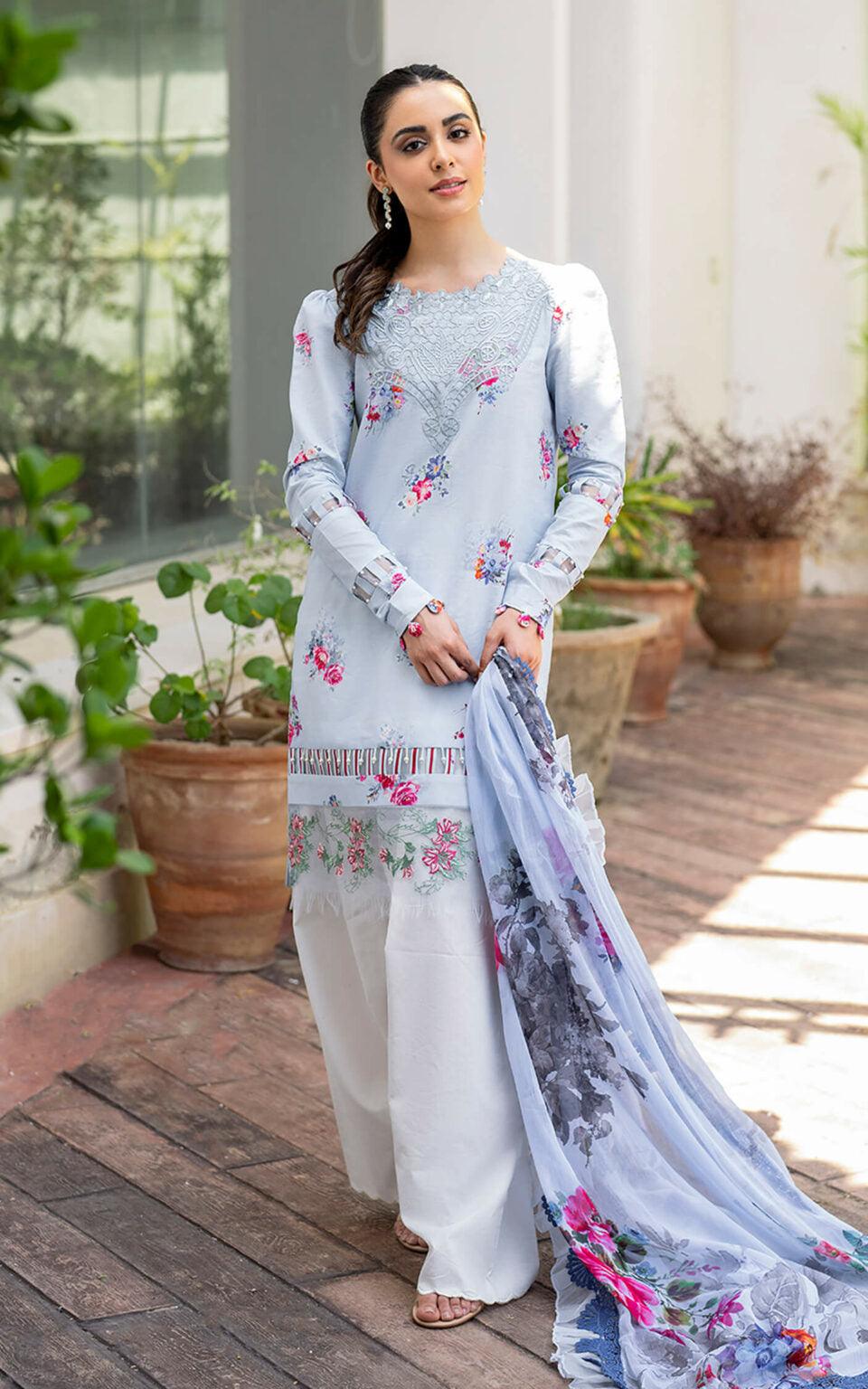 Asifa & Nabeel | Meraki Summer Lawn | Pankh MK-04