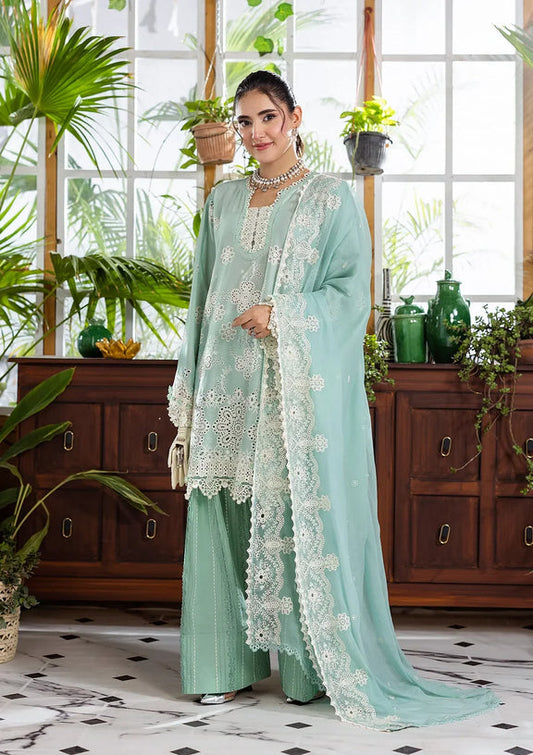 ELAF | E.Craft Luxury Chikankari Lawn 2025 - 3A Parisian