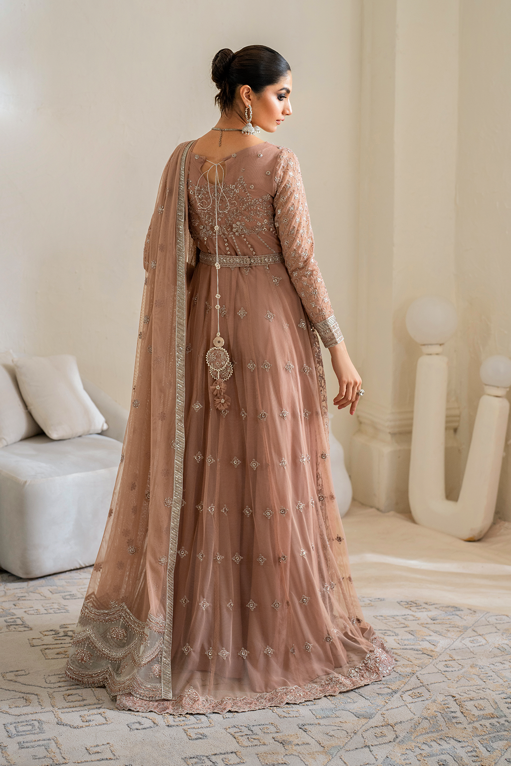 IZNIK | Chinon Chiffon '24 | CC-43 Embroidered Net Unstitched