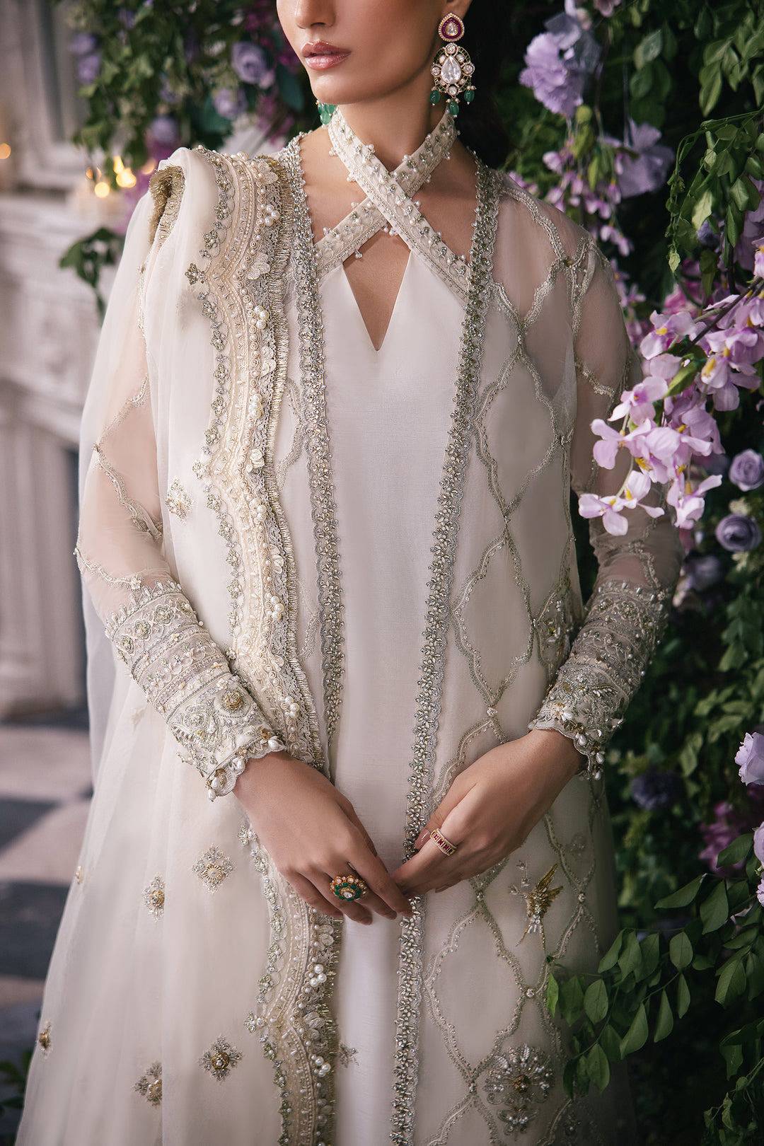 ZAHA | Gossamer Wedding Unstitched 2024 | Leiyn ZC24-02 - Aarzu