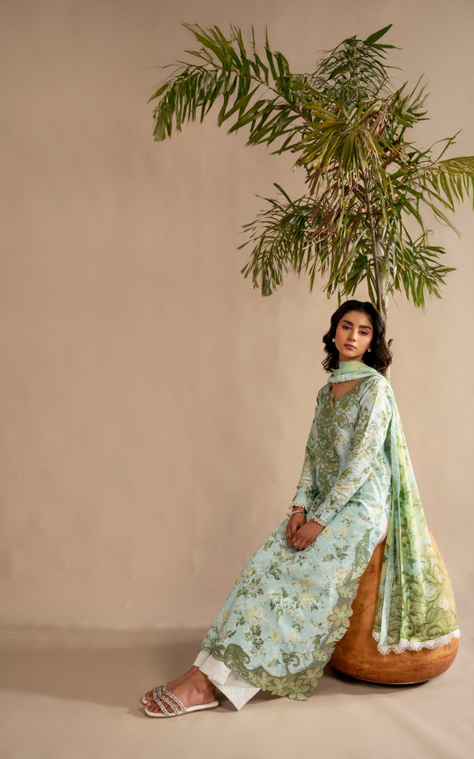 ASIFA & NABEEL | Meraki Summer Lawn 2026 Unstitched - Aarzu
