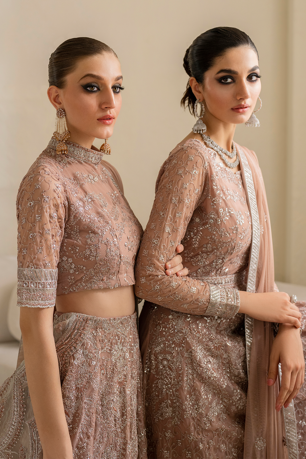 IZNIK | Chinon Chiffon '24 | CC-43 Embroidered Net Unstitched