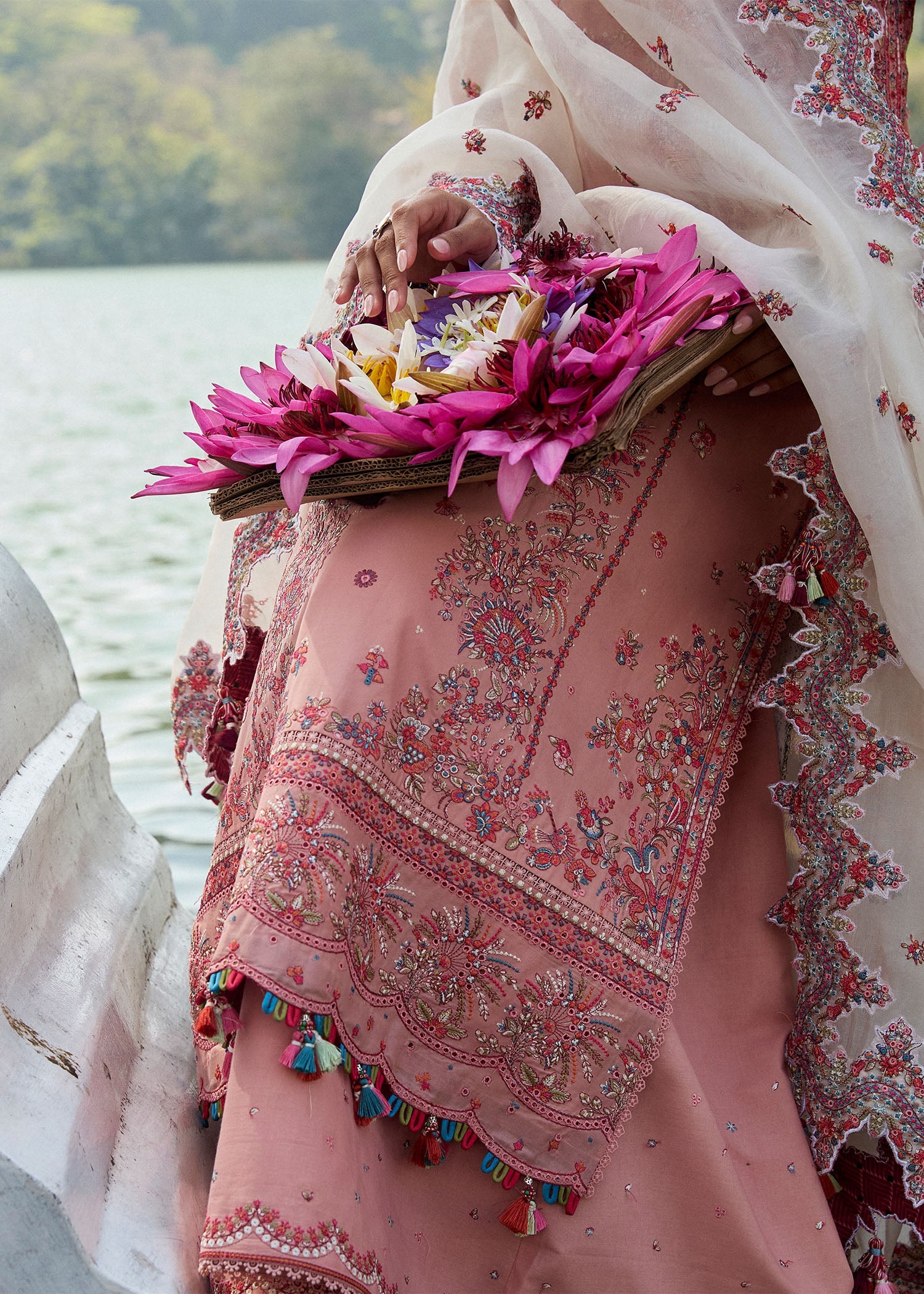 HUSSAIN REHAR | Luxury Lawn 2025 Unstitched - Peaar - Aarzu