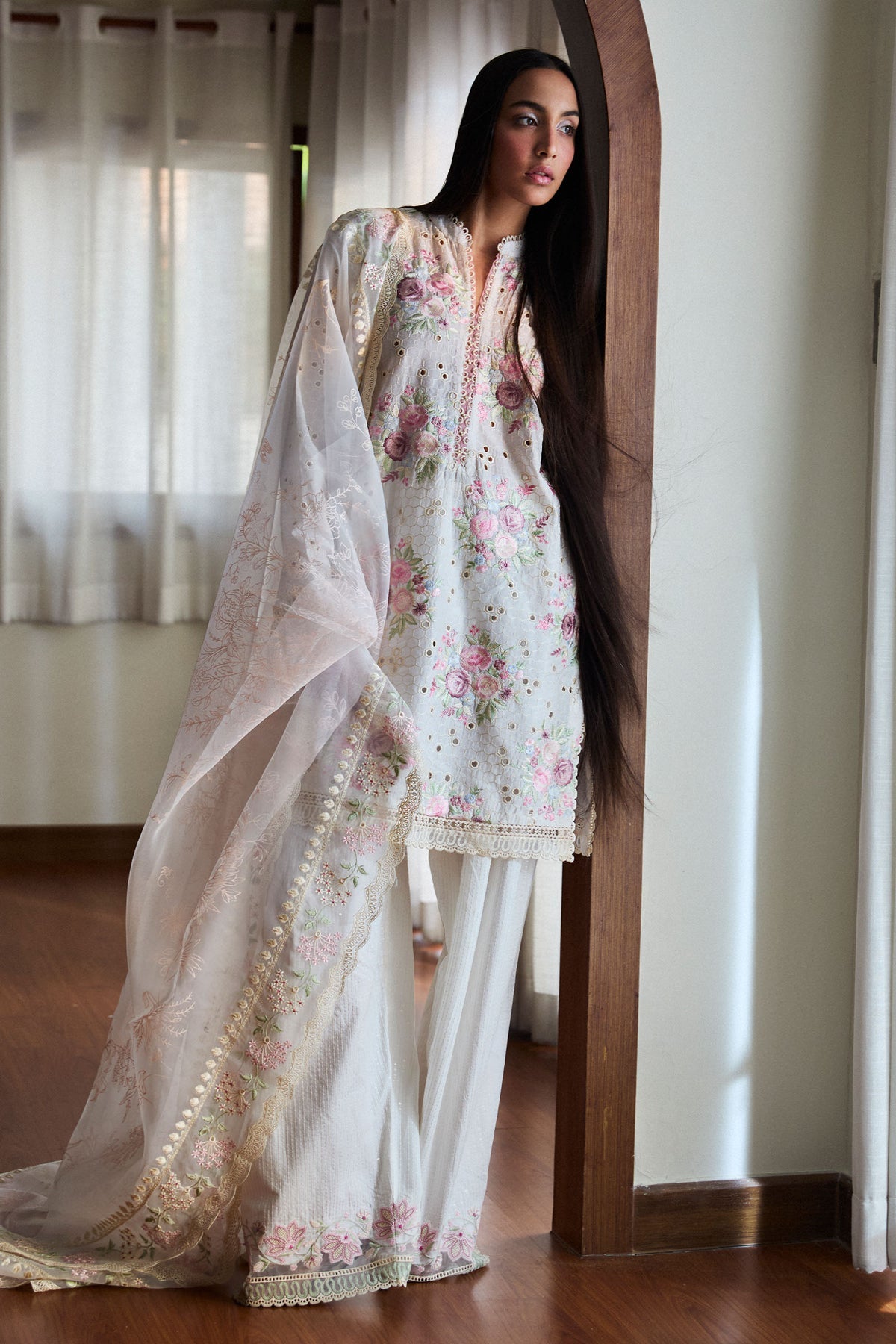 ZARA SHAHJAHAN | Satori Luxury Lawn 2025 - Kairo-10A Unstitched