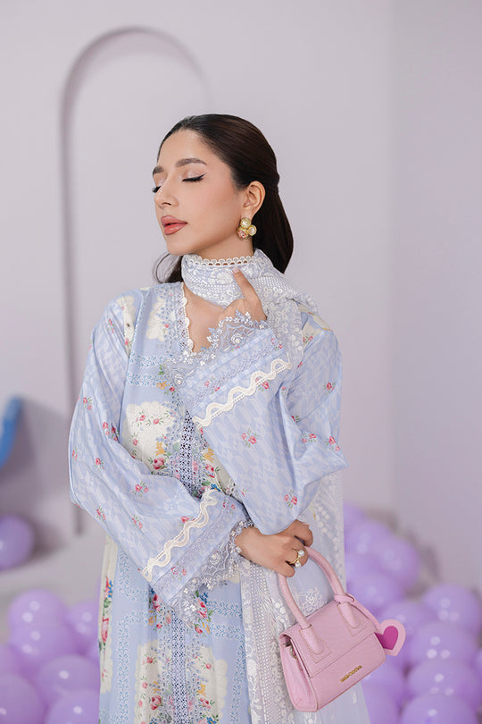 QALAMKAR | QPrints Embroidered Lawn 2025 Unstitched - Esme