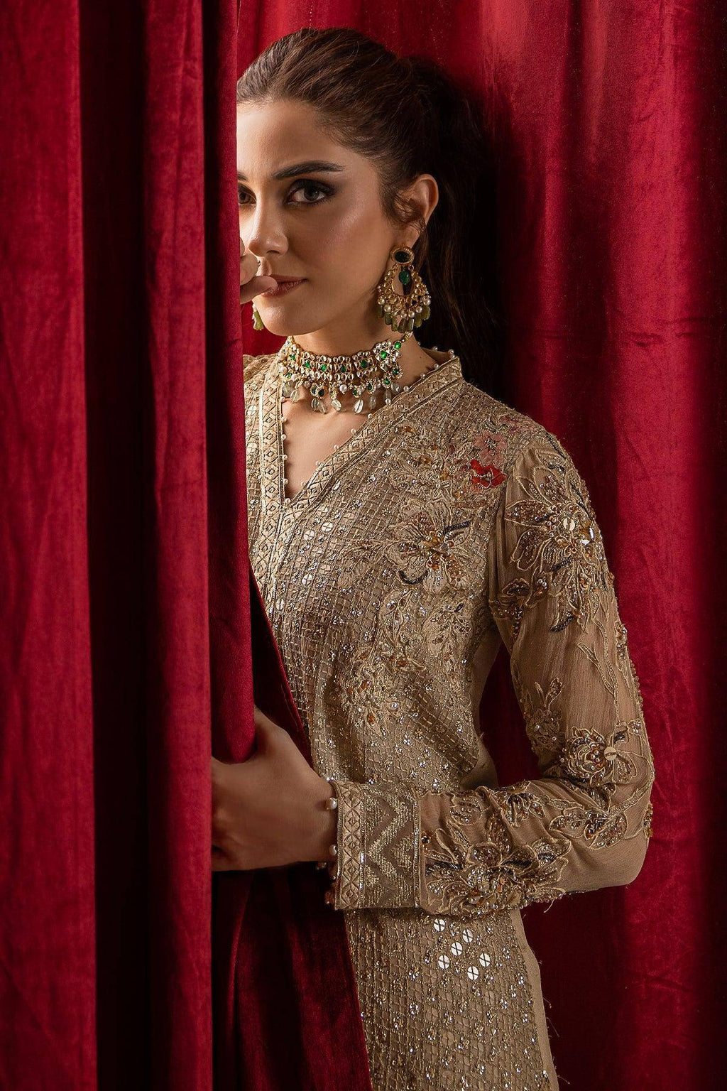 CHARIZMA | Dastan e Jashan | Unstitched Premium Handwork Chiffon | DJW4-05 - Aarzu
