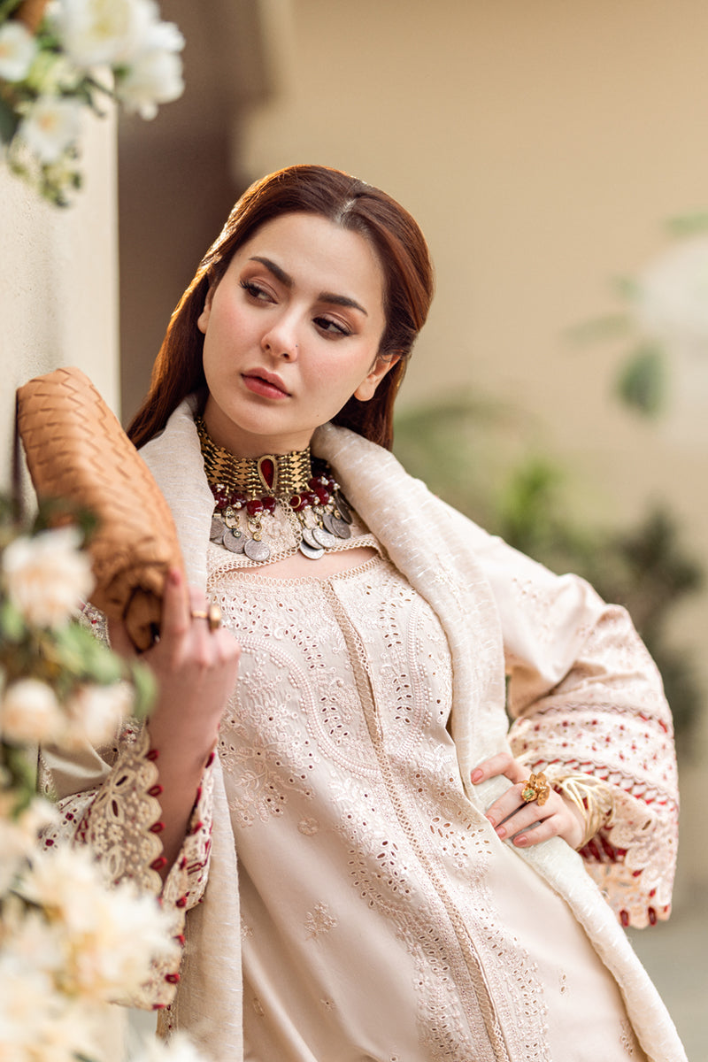 QALAMKAR | Luxury Lawn 2025 | Anaya FK-16 Unstitched