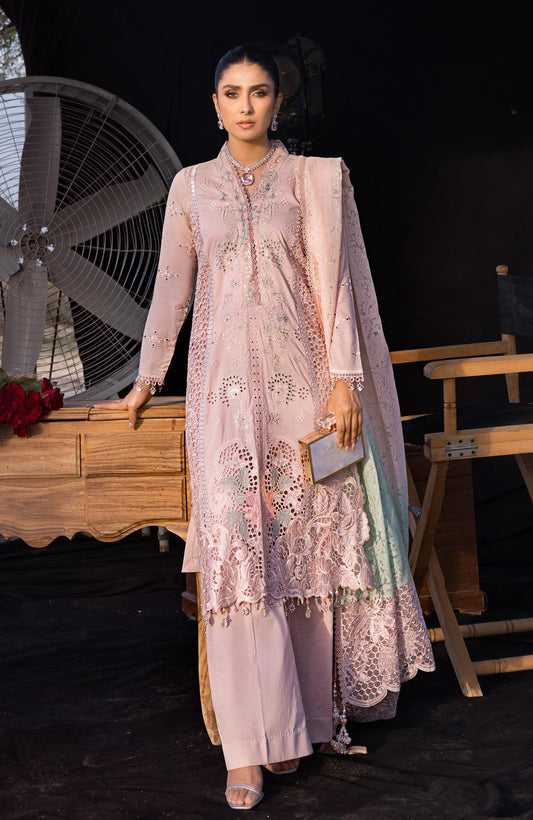 Mahiymaan | Luxury Lawn | Rose Gold | Aarzu