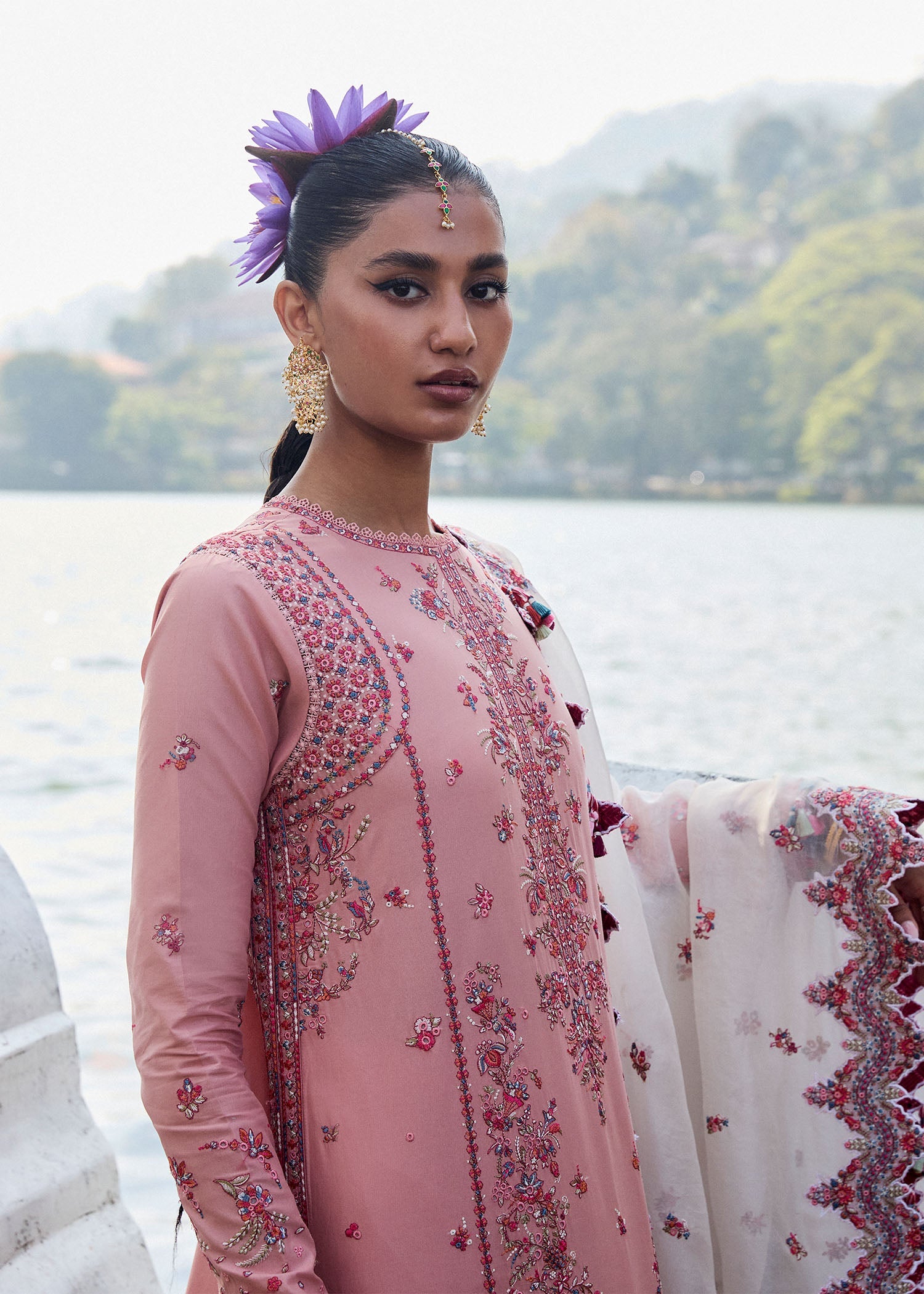 HUSSAIN REHAR | Luxury Lawn 2025 Unstitched - Peaar - Aarzu
