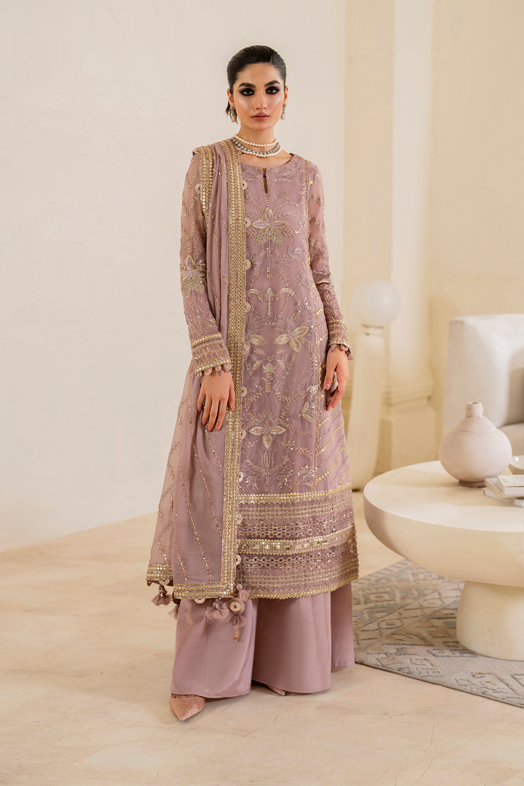 IZNIK | Chinon Chiffon '24 | CC-48 Embroidered Chiffon Unstitched