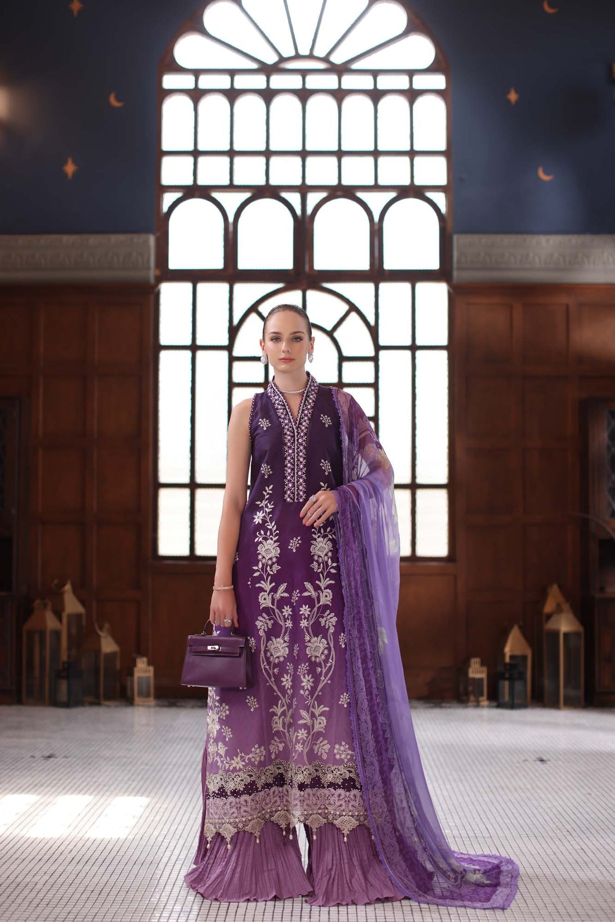 NOOR by Sadia Asad | Eid Luxury Lawn Schiffli Laserkari