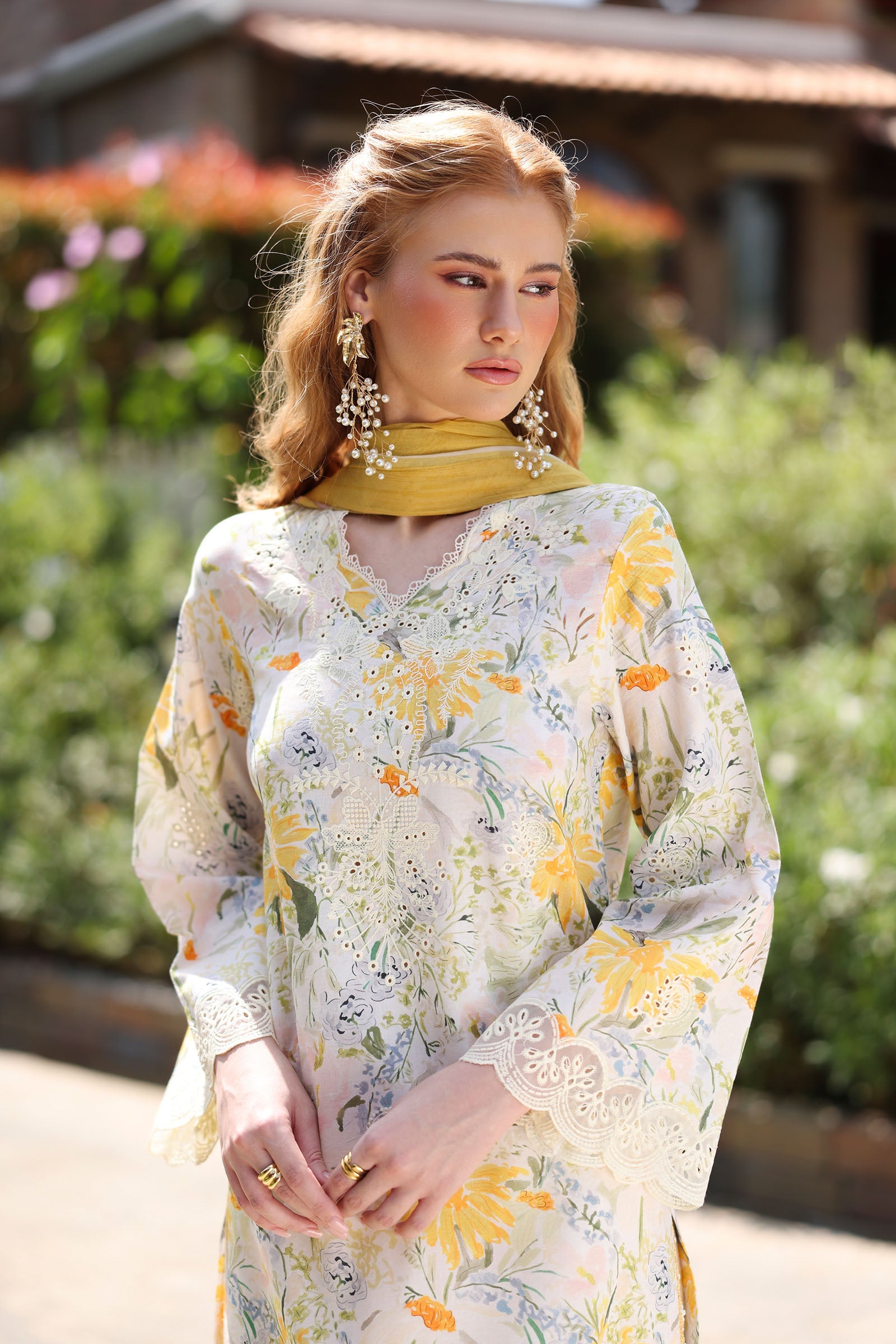 RANG RASIYA | Raaya Printkaari Lawn 2026 - Ivoria - Aarzu