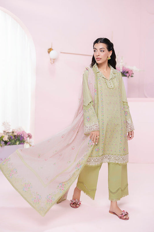 QALAMKAR | QPrints Embroidered Lawn 2025 Unstitched - Xena