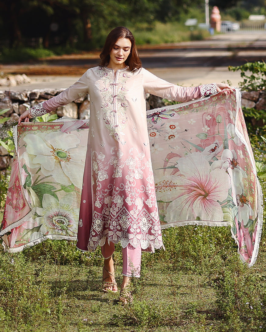 MUSHQ | Solace Ombre Lawn 2026 Unstitched - Aarzu