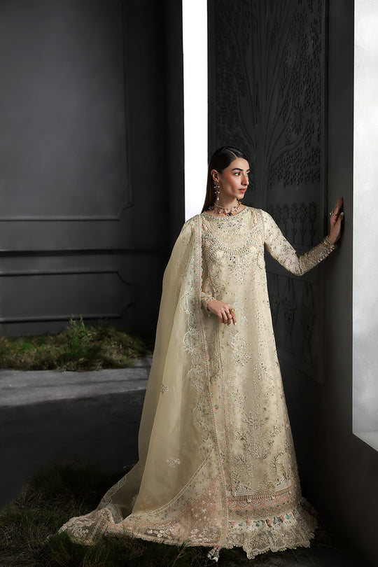 QALAMKAR | Elirah Formals 2025 Unstitched - Ivory Grace