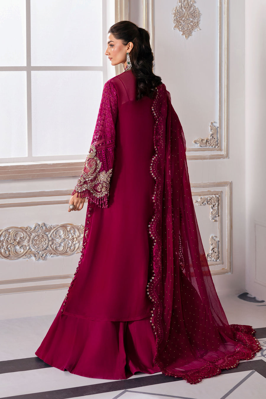 MARIA.B | Mbroidered Wedding 2025 - BD3003 Unstitched