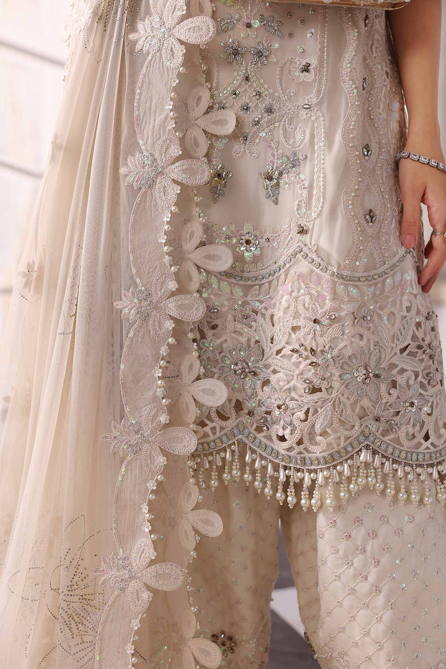MARIA.B | Mbroidered Wedding 2025 - BD3007 Unstitched
