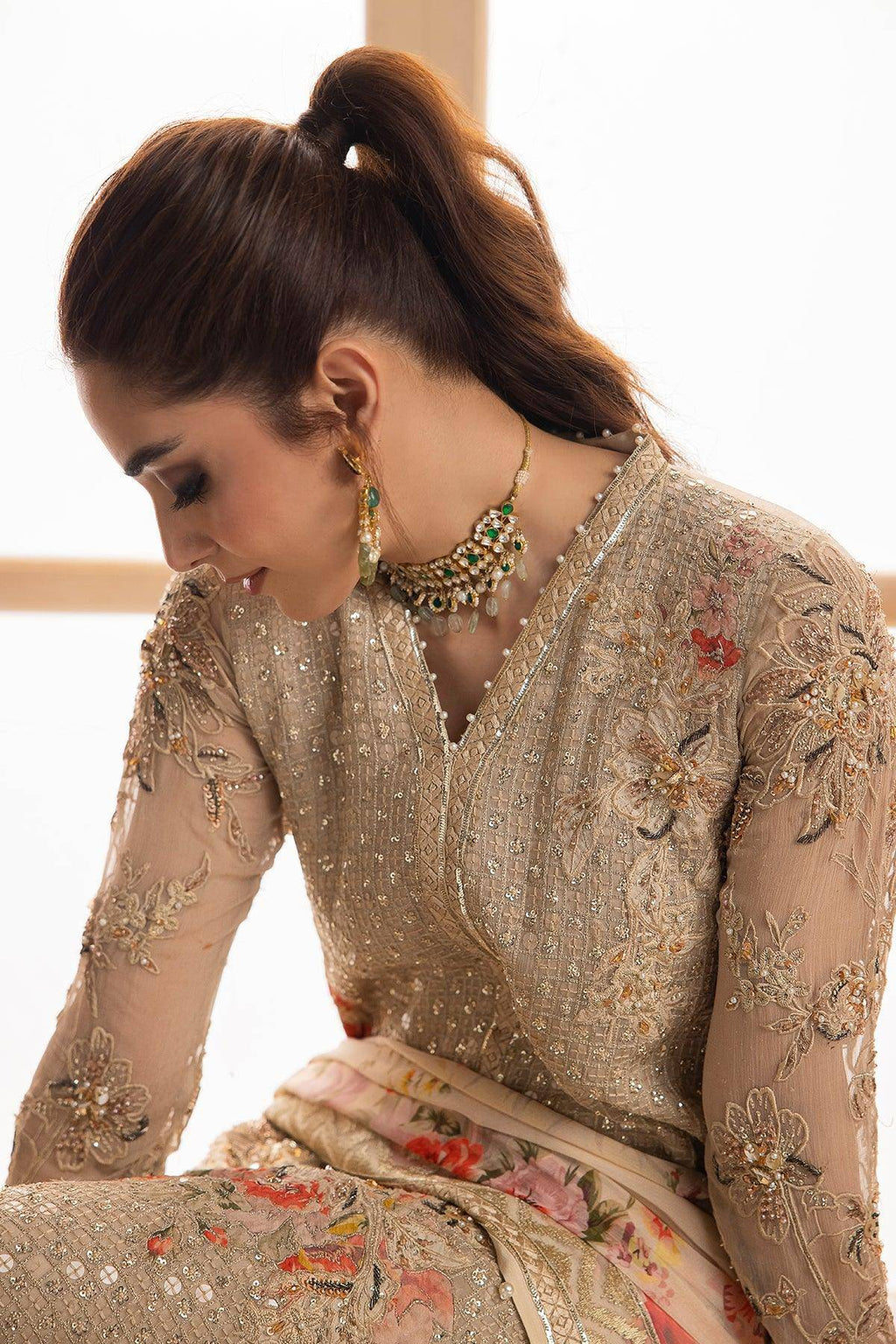 CHARIZMA | Dastan e Jashan | Unstitched Premium Handwork Chiffon | DJW4-05 - Aarzu