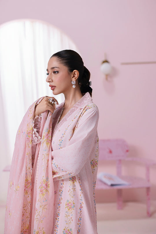 QALAMKAR | QPrints Embroidered Lawn 2025 Unstitched - Eden