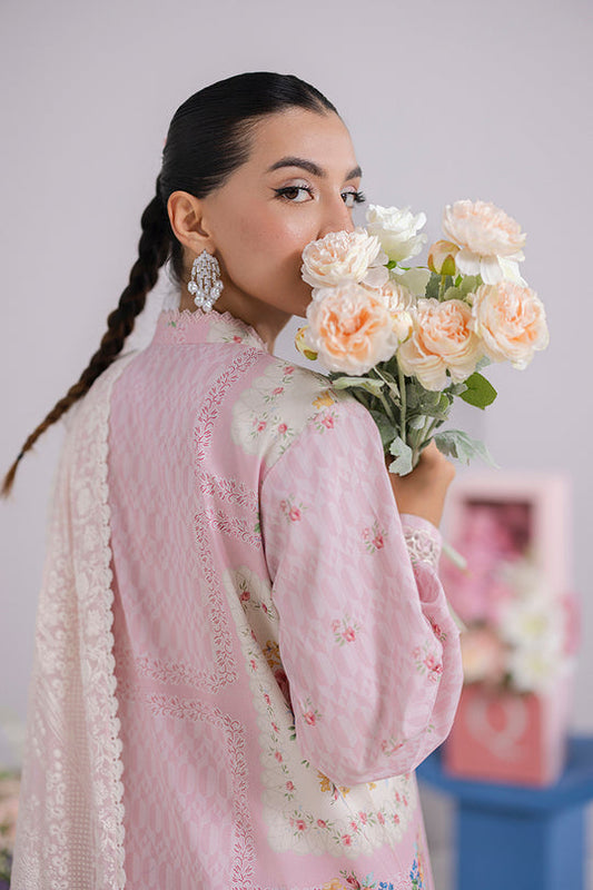 QALAMKAR | QPrints Embroidered Lawn 2025 Unstitched - Kira