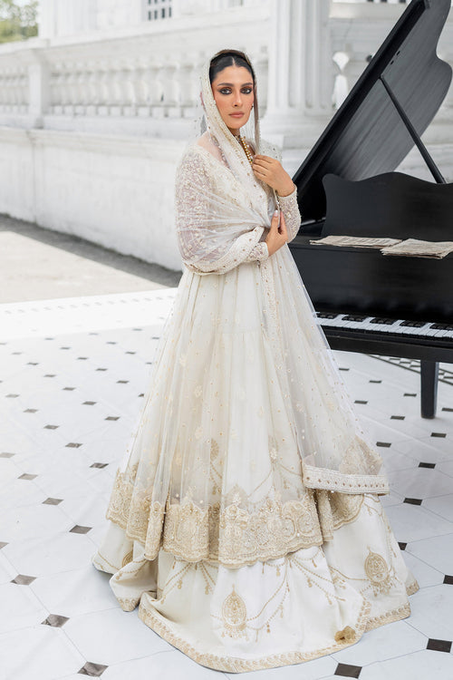 ERUM KHAN | JAHAN IV | Wedding Unstitched 2025 | Snow Pearl - Aarzu