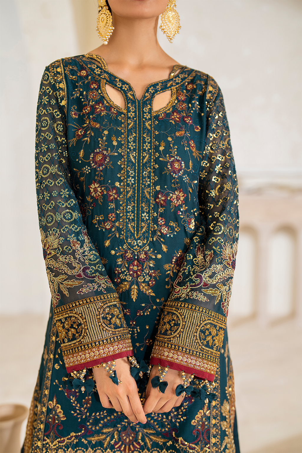 IZNIK | Chinon Chiffon '24 | CC-46 Embroidered Chiffon Unstitched