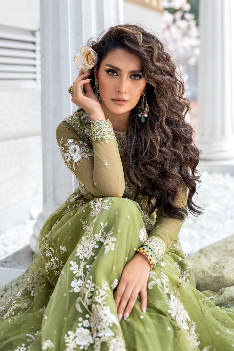 ERUM KHAN | JAHAN IV | Wedding Unstitched 2025 |Mint Glow