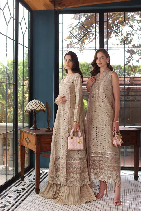 NOOR by Sadia Asad | Eid Luxury Lawn Schiffli Laserkari
