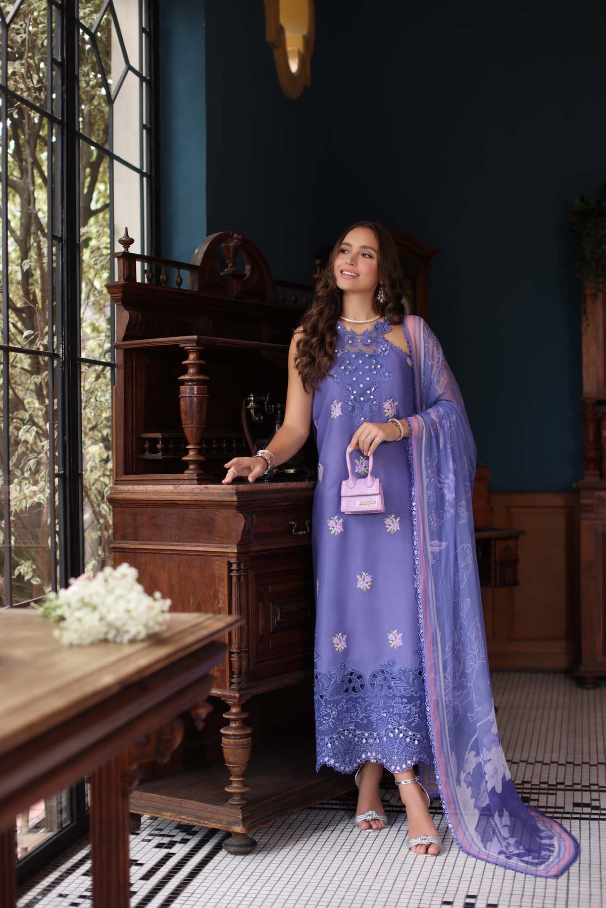 NOOR by Sadia Asad | Eid Luxury Lawn Schiffli Laserkari