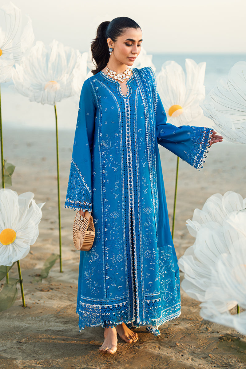 QALAMKAR | Luxury Lawn 2025 | Victoria FK-03 Unstitched