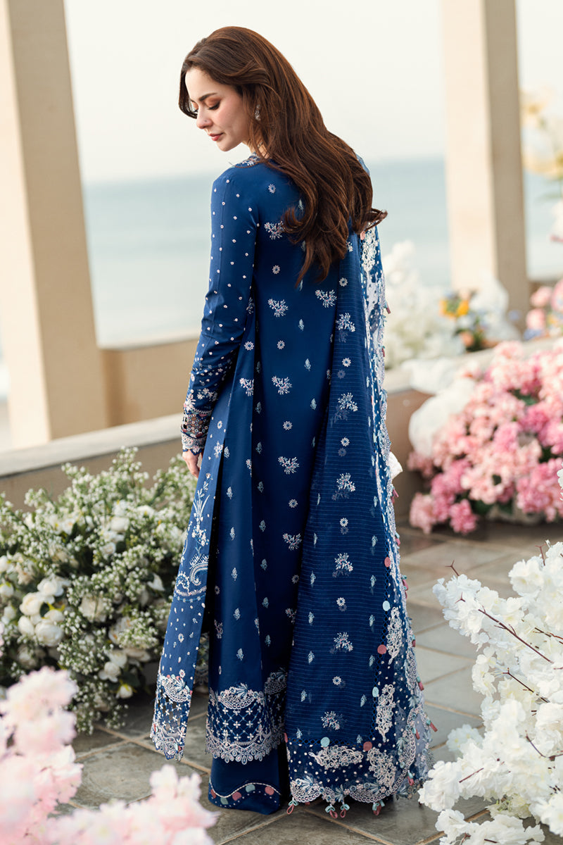 QALAMKAR | Luxury Lawn 2025 | Aurora FK-05 Unstitched