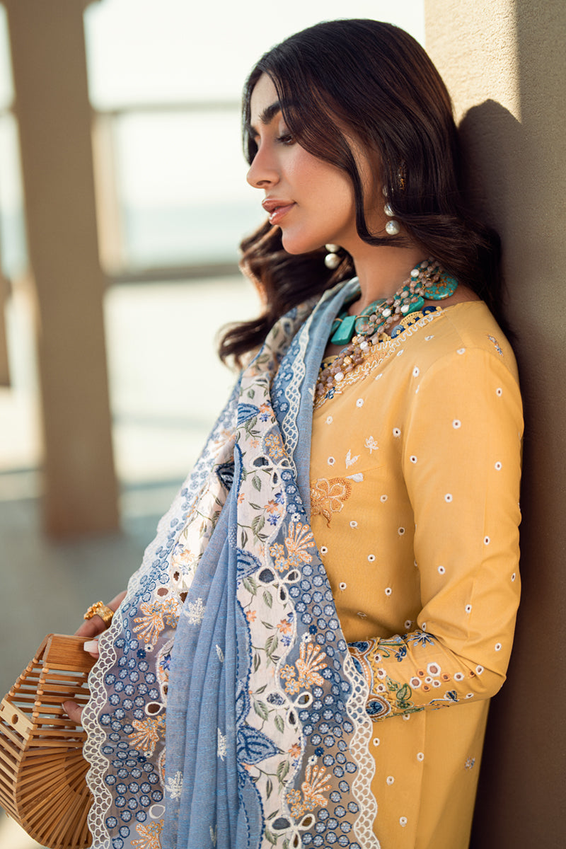 QALAMKAR | Sahil Luxury Lawn 2025 | Natalie FK-06 Unstitched