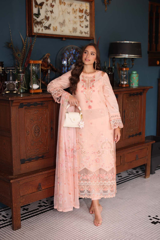 NOOR by Sadia Asad | Eid Luxury Lawn Schiffli Laserkari