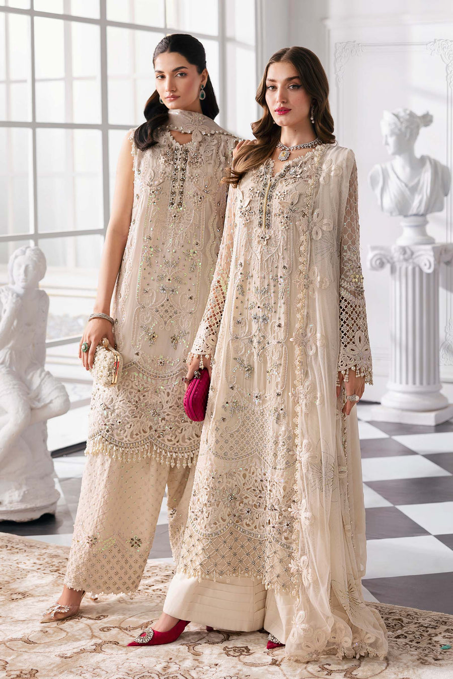 MARIA.B | Mbroidered Wedding 2025 - BD3007 Unstitched