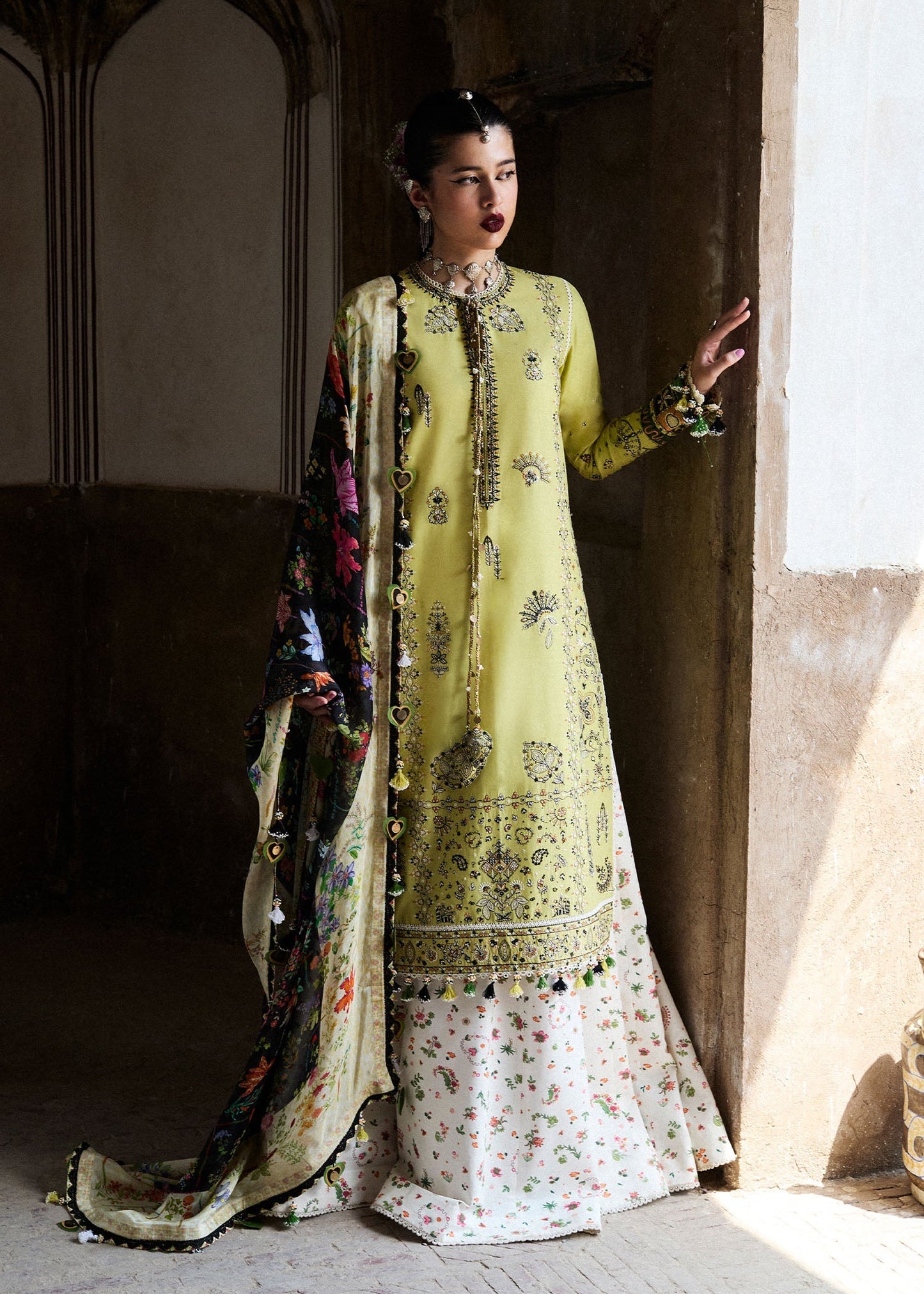 HUSSAIN REHAR | Nirmal SS'25 Luxury Lawn - Suk