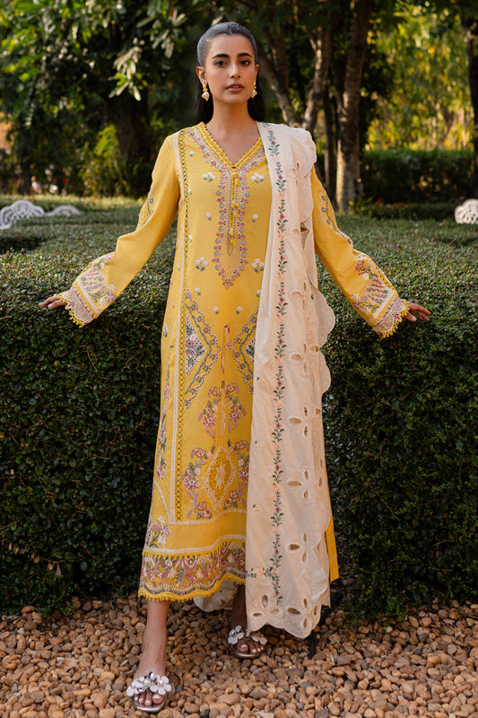 QALAMKAR : QLine Lawn 2025 - Olena-QM-10 Unstitched