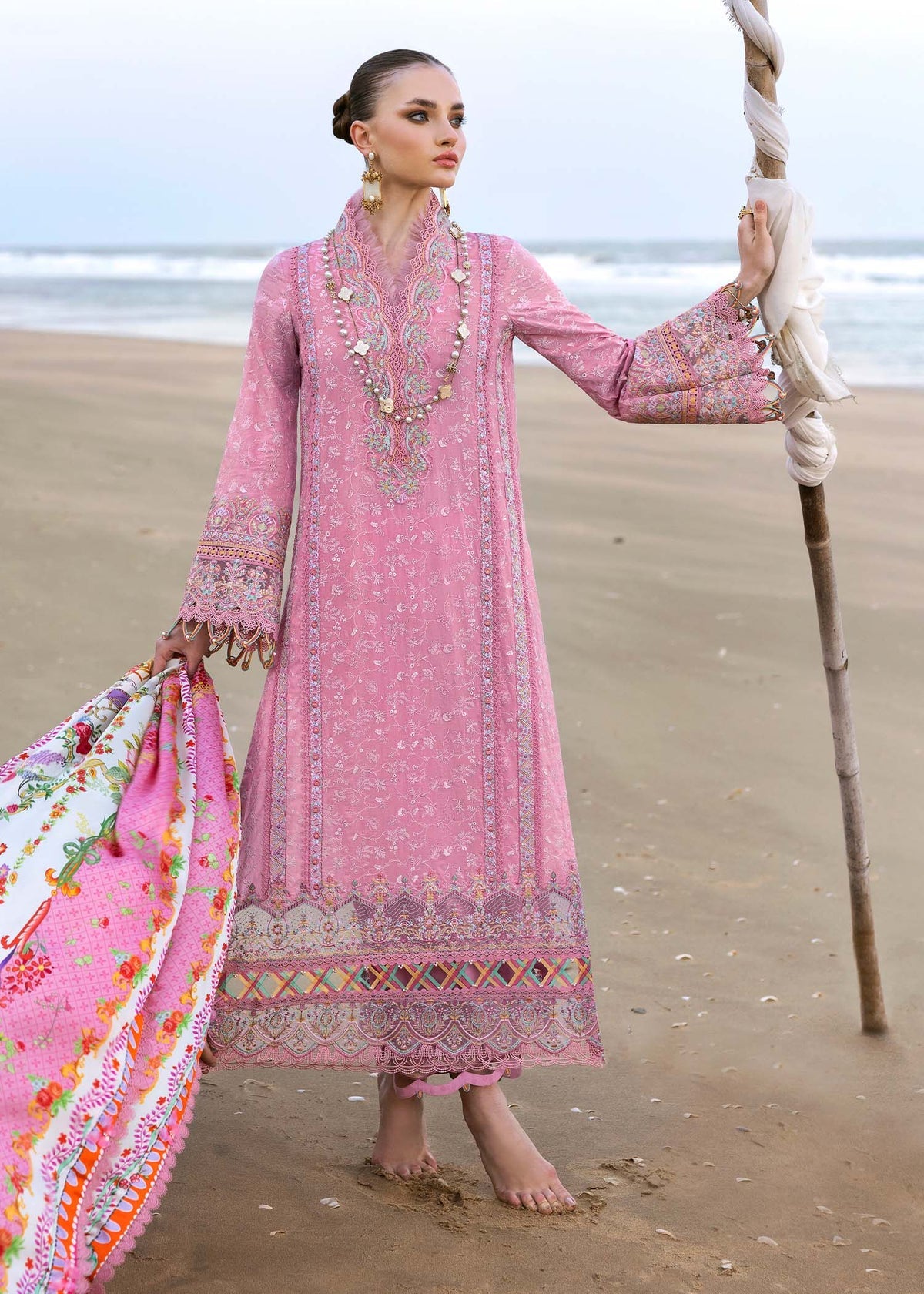 KANWAL MALIK : Elysia Luxury Lawn 2025 Unstitched - Ariana